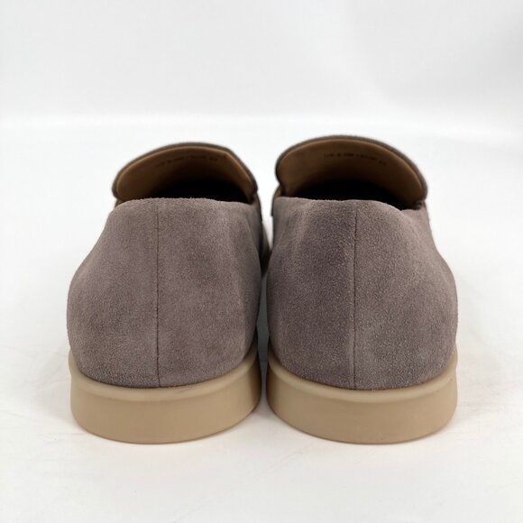 Vince Big Sur Suede Loafer Size 8.5M Smoke Grey Leather Lining Arch Support main image 8